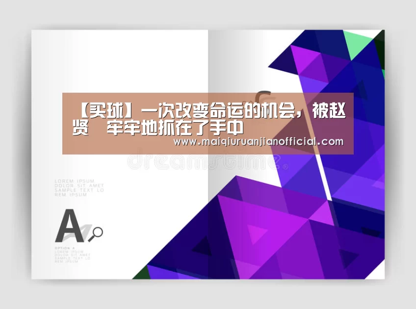 【买球】一次改变命运的机会,被赵贤祐牢牢地抓在了手中(图1) 买球